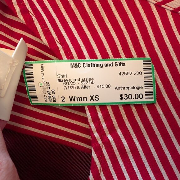 Like New! Anthropologie Maeve Cantua Peplum Top - Picture 8 of 12